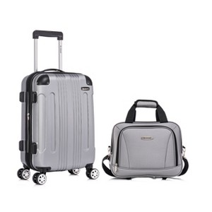 Rockland London Hardside Expandable Spinner Wheel Luggage Carry On Suitcase - 1 of 4