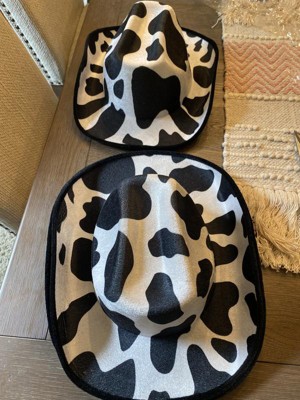 Zodaca 4 Pack Cow Print Cowboy Hat For Adults, One Size : Target