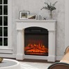 HOMCOM Modern Fireplace Mantel, Freestanding Fireplace Surround for Electric Fireplaces, 43.3" W x 42.8" H, White - 2 of 4