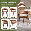 Set of 4 Dining Chair with Metal Legs for Dining Room, Living Room, or Home Office -Morden Fort - 4 of 4