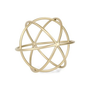 Cheung's Thayer Large Golden Circular Orb - 1 of 4