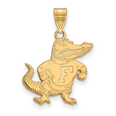 Black Bow Jewelry 14k Yellow Gold Florida Gators NCAA Large Pendant