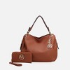 MKF Collection Fabienne Women’s Hobo Shoulder Bag with Matching Wallet by Mia K - 2 of 4
