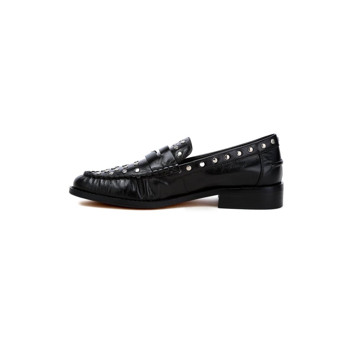 Женские туфли Rag & Co Womens Oglavia Studs Embellished Leather Loafers 7 — фото 6
