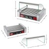 Great Northern Popcorn 9 Roller Hot Dog Machine with Tempered Glass Cover – Countertop Hot Dog Roller Makes Up to 24 Hotdogs, Brats, or Sausages - 4 of 4