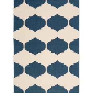 Courtyard CY6162 UV & Stain Resistant Non-Shedding Power Loomed Indoor/Outdoor Rugs - Safavieh - 1 of 4