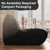 SYFERLORY Armless 3-Seat Togo THREE Seater Large Bean Bag Sofa - 4 of 4