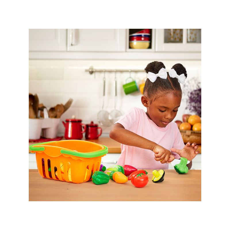 46-Piece Kids Play Food & Kitchen Accessories Set by Toy Time, 4 of 12