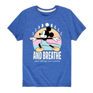 Boys' - Disney - Mickey And Breathe Short Sleeve Graphic T-Shirt - 1 of 4