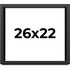 PosterPalooza | Shadow Box 1.5" Depth Black Picture Frame - UV Acrylic, Backing Board, Hanging Hardware - 2 of 4