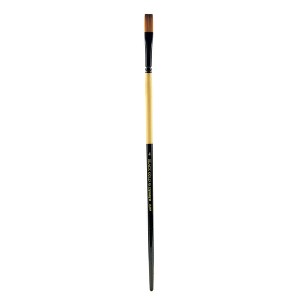 Dynasty Black Gold Series Long Handled Synthetic Flat Brushes, Series 1526 - 1 of 1