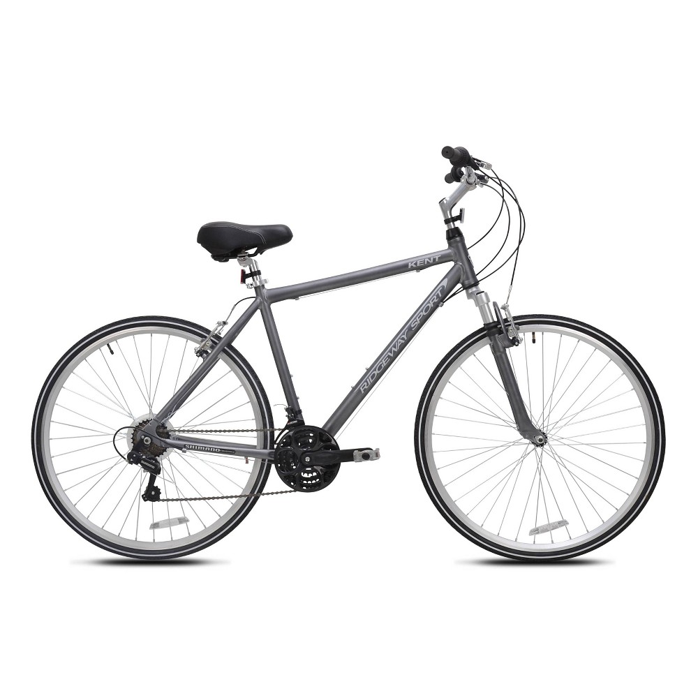 Photos - Bike Kent Men's Ridgeway Sport 700c/28" Hybrid  - Gray 