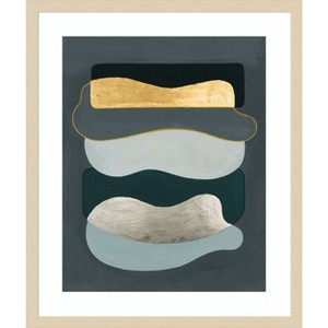 Amanti Art Underwater Coins II by Grace Popp Wood Framed Wall Art Print - 1 of 4