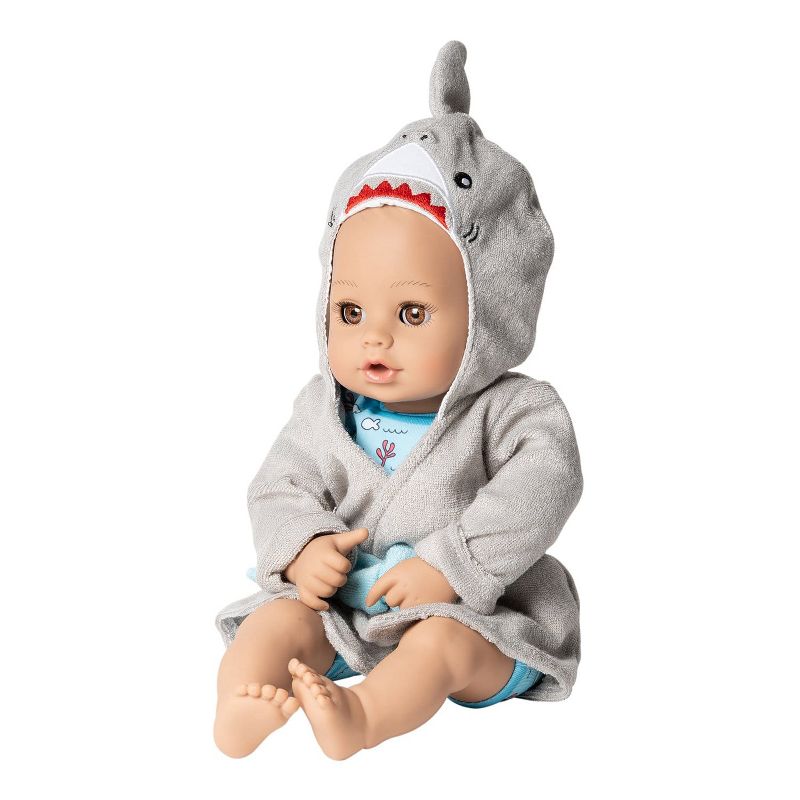 Adora Bath Toy Baby Doll in Baby Shark Themed Bathrobe - 13 inch Water Toy with QuickDri Body, 5 of 10