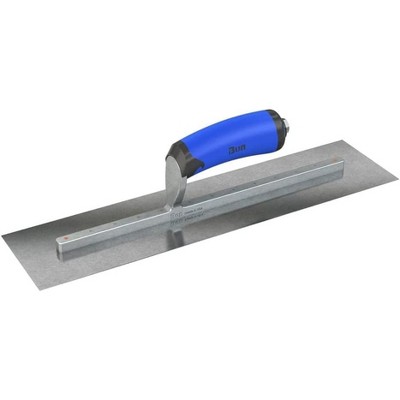 Bon Tool 67-242 Finish Trowel - Square - Car Steel - 18 X 5 - Comfort Grip