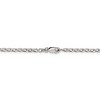 Black Bow Jewelry 2.8mm, Sterling Silver Solid Open Curb Chain Necklace - 4 of 4