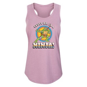 Women's - Teenage Mutant Ninja Turtles - Trust Me, I'm A Ninja Graphic Racerback Tank - 1 of 4