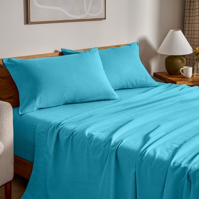 100% Cotton Flannel Sheet Set by Bare Home