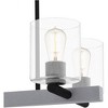 Quoizel Lighting Caldwell 4 - Light Chandelier in  Matte Black - 3 of 4