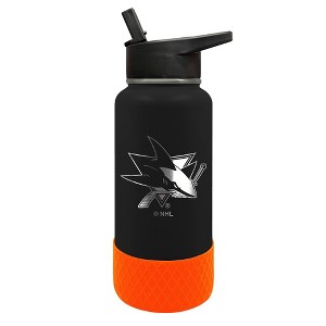 NHL San Jose Sharks 32oz Thirst Hydration Water Bottle - 1 of 3