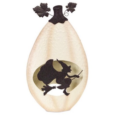Melrose Witchy Jack-O-Lantern Halloween Pillar Candle Holder - 19.5"