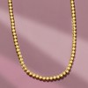 Pure Collection by Ross-Simons Italian 5mm 18kt Gold Vermeil Bead Necklace - 4 of 4