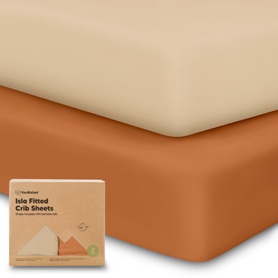 KeaBabies 2pk Isla Fitted Crib Sheets for Boys, Girls, Baby Crib Sheet, Fits Standard Nursery Crib Mattresses