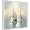 Amanti Art Silent Sailing Boats I by Steve Hunziker Framed Wall Art Print - 2 of 4