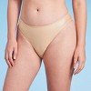 Women's High Leg Extra Cheeky Bikini Bottom - Wild Fable™ Gold - image 4 of 4