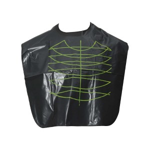 Unique Bargains Fashion Hair Cutting Cape 26.57"x19.69" Black 1 Pc - 1 of 4