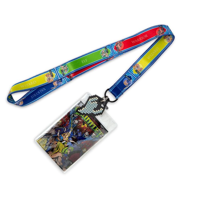 Crowded Coop Midway Arcade Games Lanyard w/ ID Holder & Charm - Gauntlet, 3 of 8