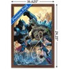 Trends International Justice League vs. Godzilla vs. Kong - Batmech Framed Wall Poster Prints - 3 of 4