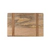 Set of 3 Footed Serving Boards Natural Mango Wood by Foreside Home & Garden - 4 of 4