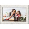 PosterPalooza | Photo Size Ornate White Picture Frame - UV Acrylic, Foam Board Backing, Hanging Hardware - 2 of 4
