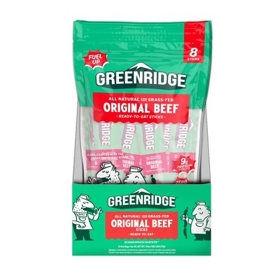 Greenridge Original Beef Meat Sticks Multipack - 9g Protein - 8oz