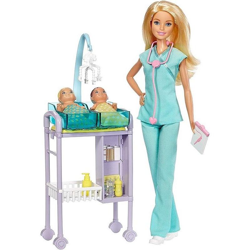 Barbie Careers - Nurse Practitioner Twin Baby Doctor - Hospital Playset, 4 of 6