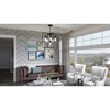 Urban Ambiance Luxury Urban Loft Pendant Light,  23.125"H x 22"W,  Midnight Black Finish, UHP3291 - 2 of 4