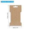 Unique Bargains Rectangle Paper Cardboard Hair Clip Earring Display Card 200 Pcs - 2 of 4