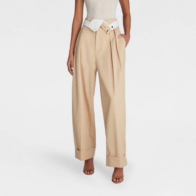 KBB by KAHLANA Women's Baggy Leg 'The Waist Curtain Trouser'