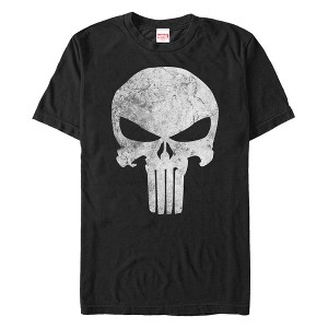 Men's Marvel Punisher Distressed Skull Logo T-Shirt - 1 of 4