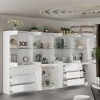 Famapy Modular Kitchen Pantry Cabinet with Light & Glass Doors - 3 of 4