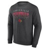 NCAA Louisville Cardinals Men's Crew Neck Fleece Gray Sweatshirt - 2 of 3