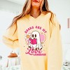 Books Are My Love Language Ghost - Women's Lightweight Garment Dyed Sweatshirt - 2 of 4