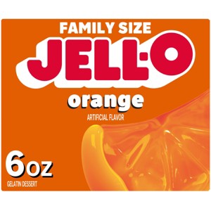 JELL-O Orange Gelatin - 6oz - 1 of 4