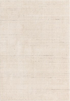 Vanilla Bean Hand-Knotted Wool Area Rug - 4'1" x 6'1"