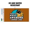 Garfield This Is What Awesome Looks Like Automotive Bumper Sticker - 2 of 4