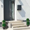 Resenkos 2 Pcs 23.5" Artificial Boxwood Ball Topiary Tree Set of 2 Fake Plants in Pot with Double Ball-Shaped Leaves Green - 2 of 4