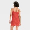 Women's Mini Crochet Shift Dress - A New Day™ - 2 of 3