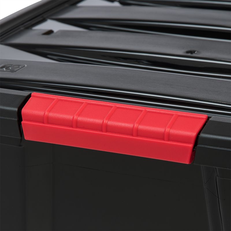 IRIS USA Plastic Storage Bins with Lids and Secure Latching Buckles, 5 of 9