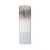 HomeRoots 16" Brown Light Blue And Off White Color Block Square Ceramic Table Vase - 4 of 4